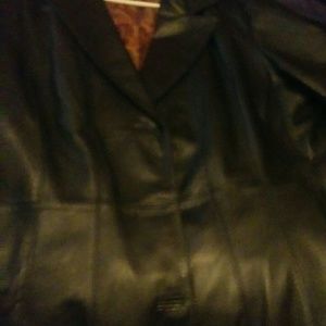 Leather women jacket